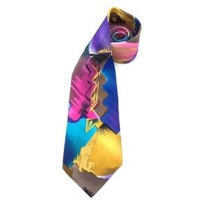 Pat Argenti Silk Necktie‎ Handmade